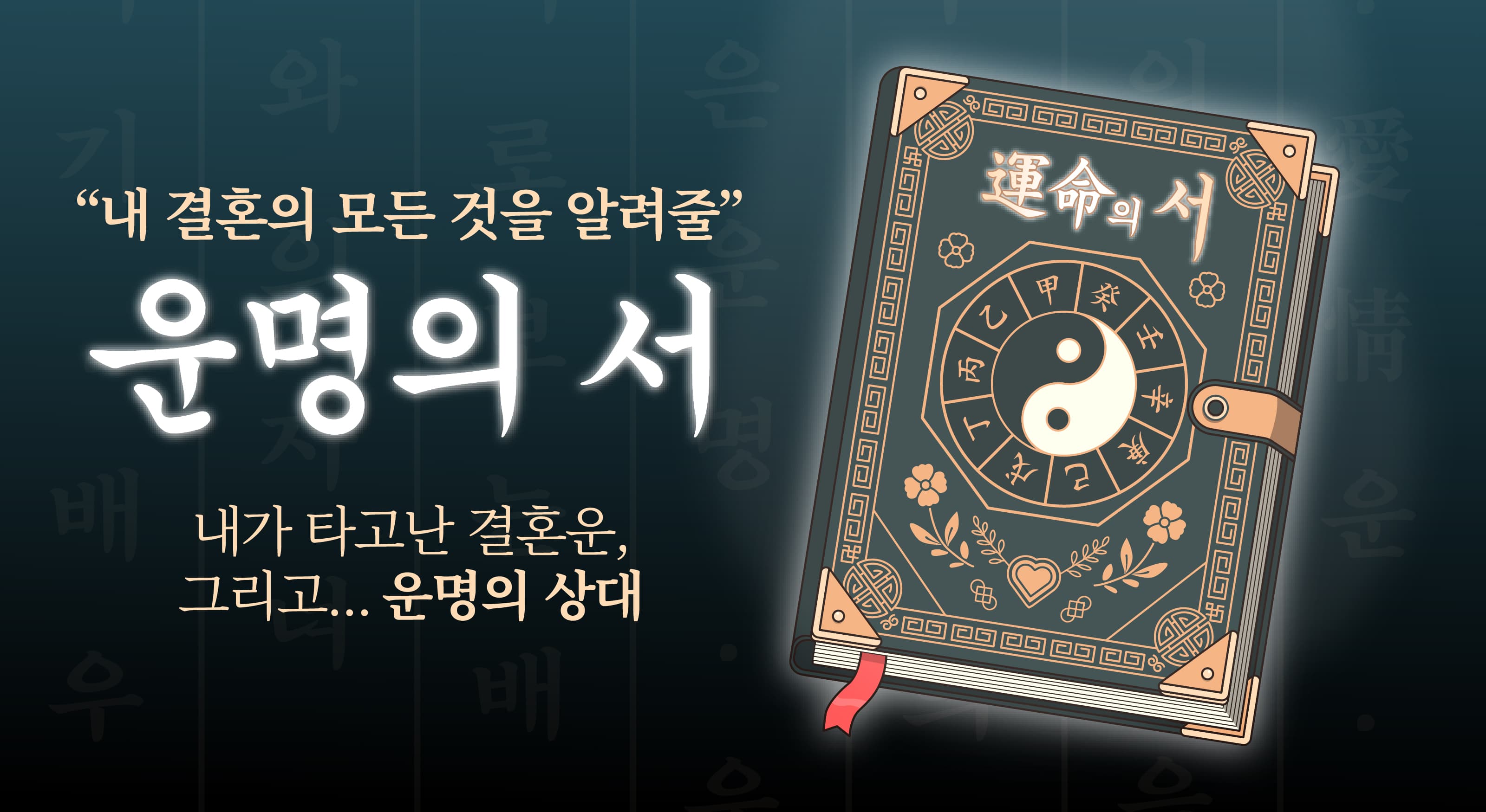 내 결혼의 모든 것을 알려줄 운명의 서